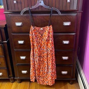Orange Speckled Baby Doll Dress 🧡
